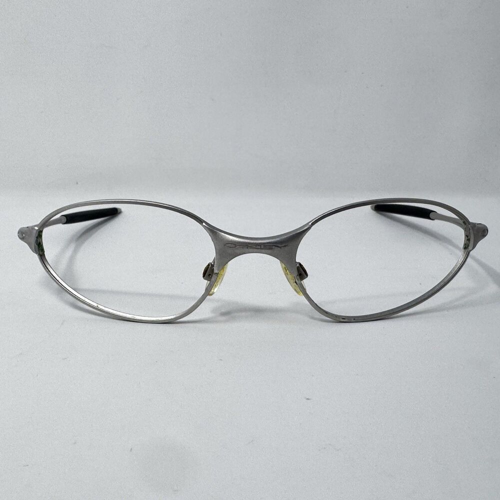 Vintage Oakley A Wire Light Silver Sunglass Frames